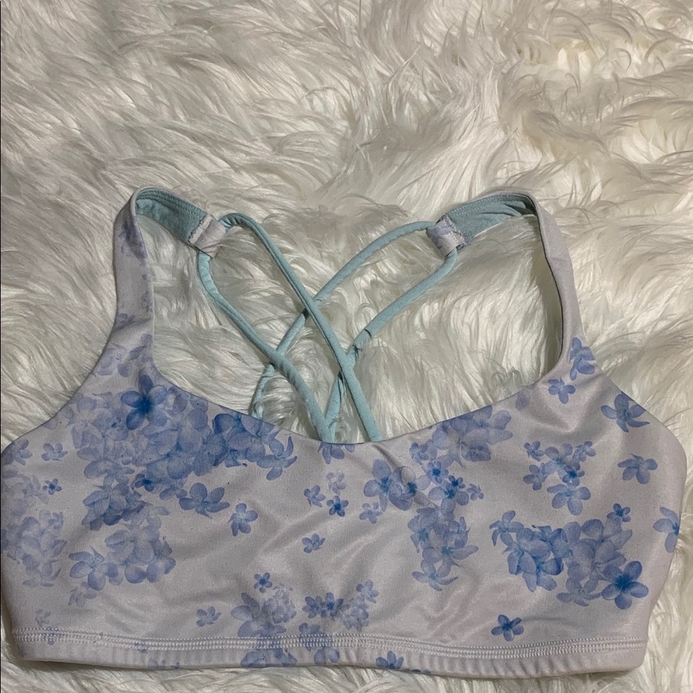 Lululemon athletica floral sports bra